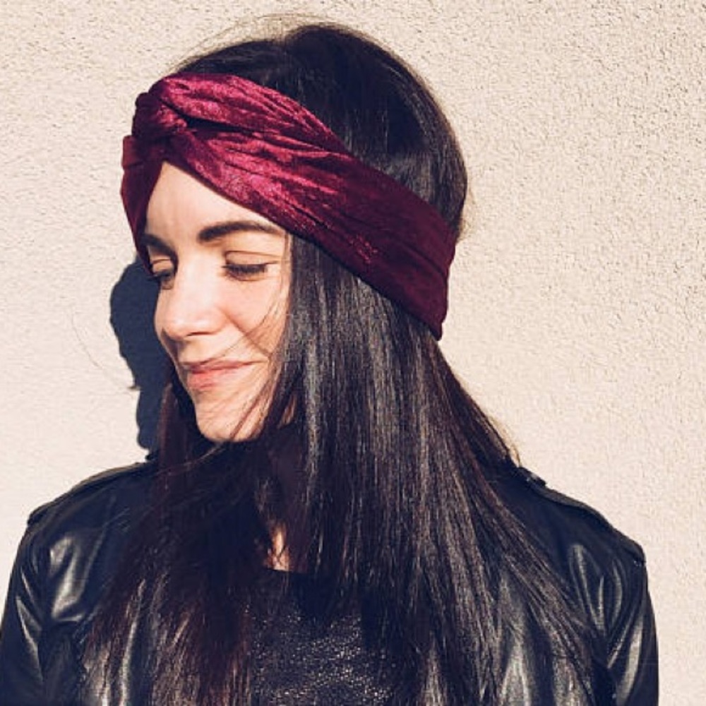 Black Velvet Headband